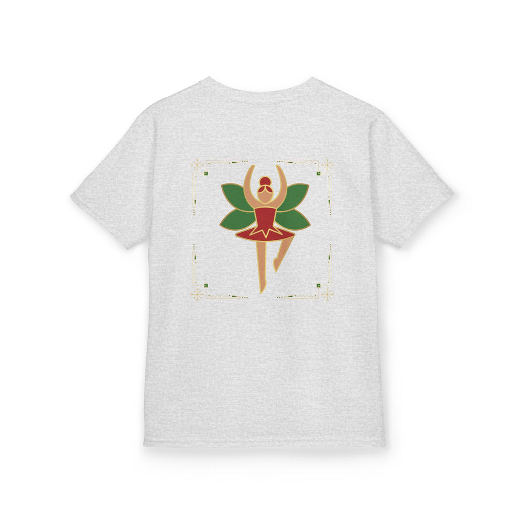Mini The Caramel Ballerina | Youth Unisex | Minimalist Christmas T-Shirt