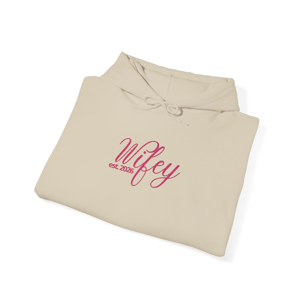 Embroidered Wifey Est. 2026 | Adult Unisex | Long Sleeve Unisex