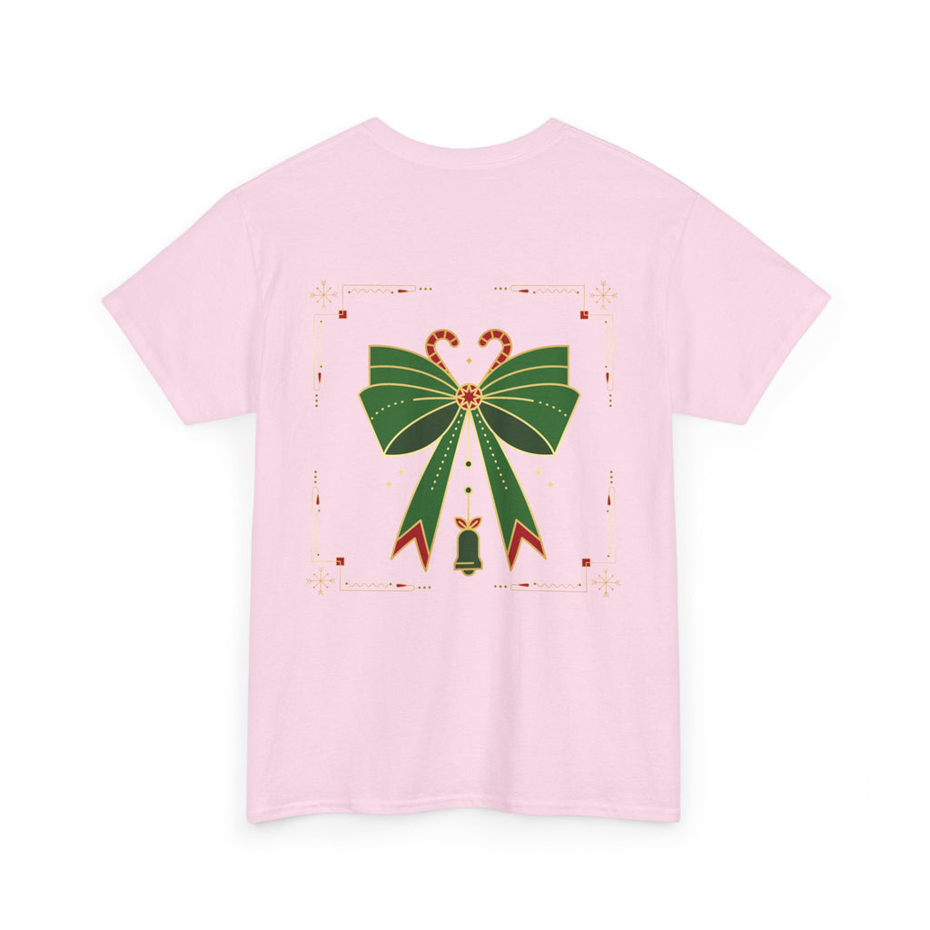 Dad The Bow | Adult Unisex | Minimalist Christmas T-Shirt