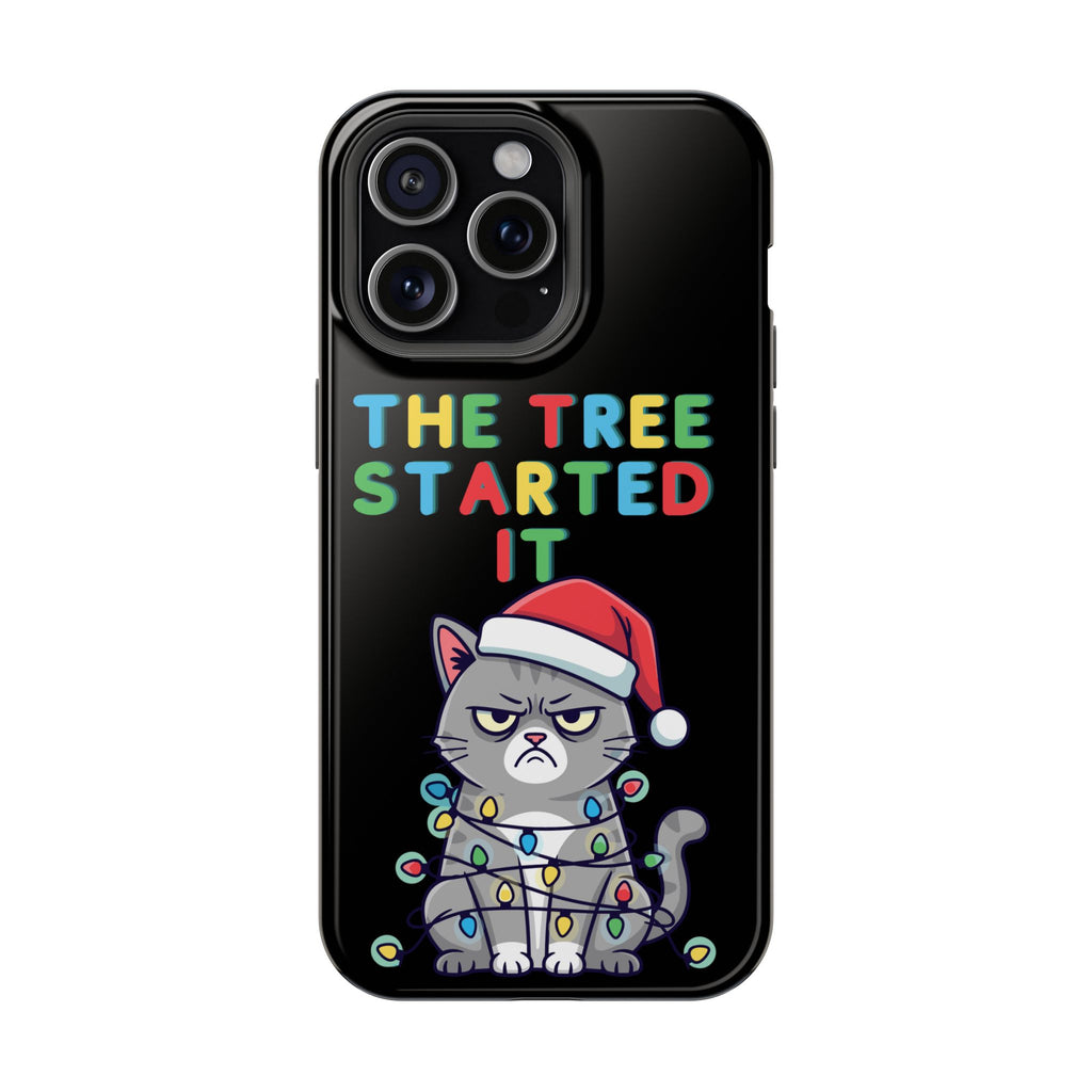 Christmas Funny Cat Case | iPhone Samsung | Christmas Phone Case