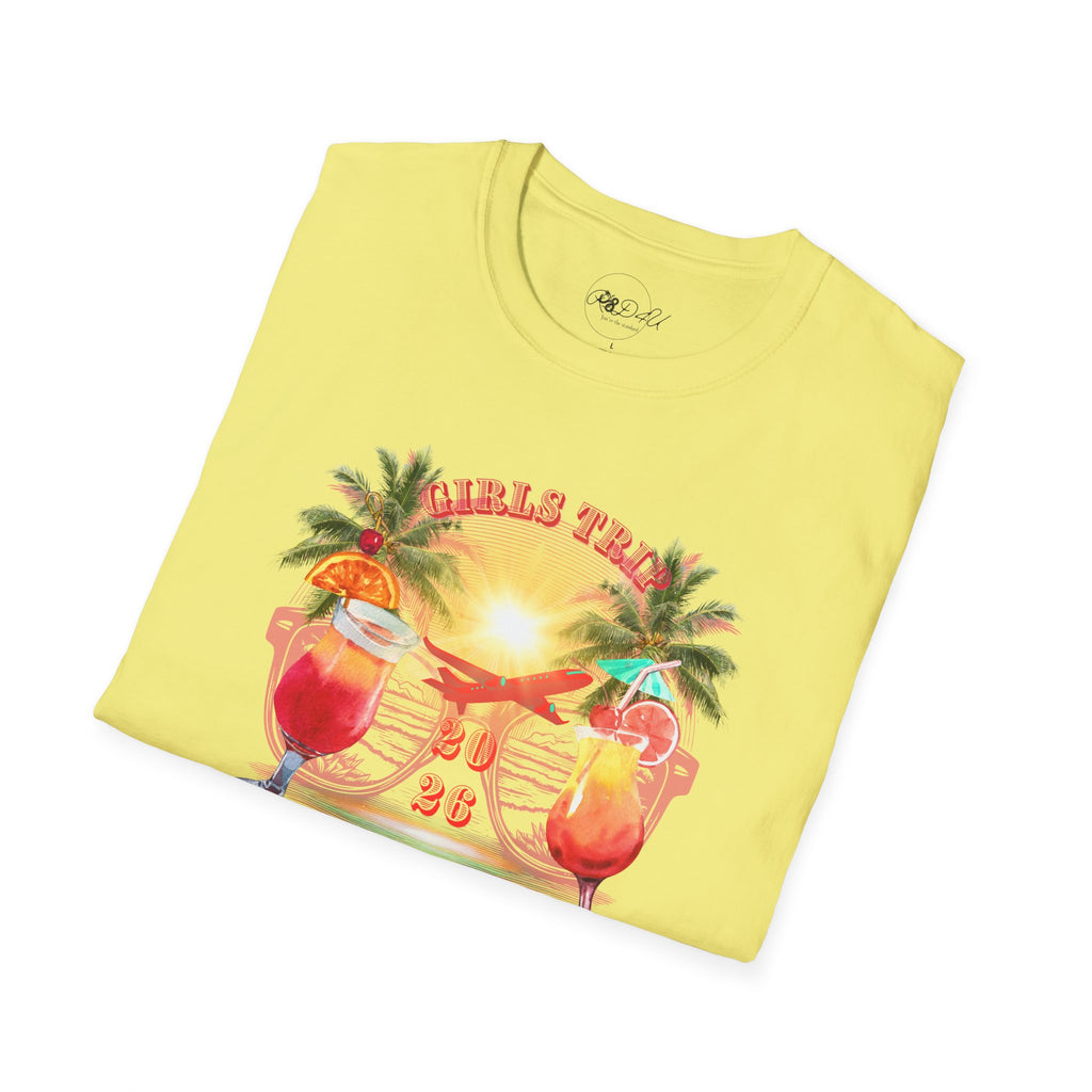 2026 Girls Tropical Trip | Adult Soft Style Unisex | Vacation T-Shirt