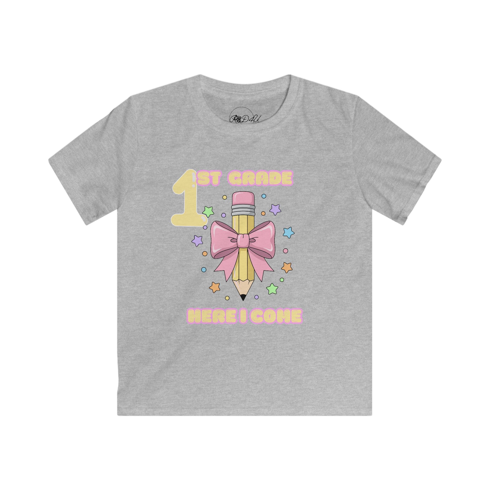 First Grade Here I Come | Youth Unisex | School T-Shirt